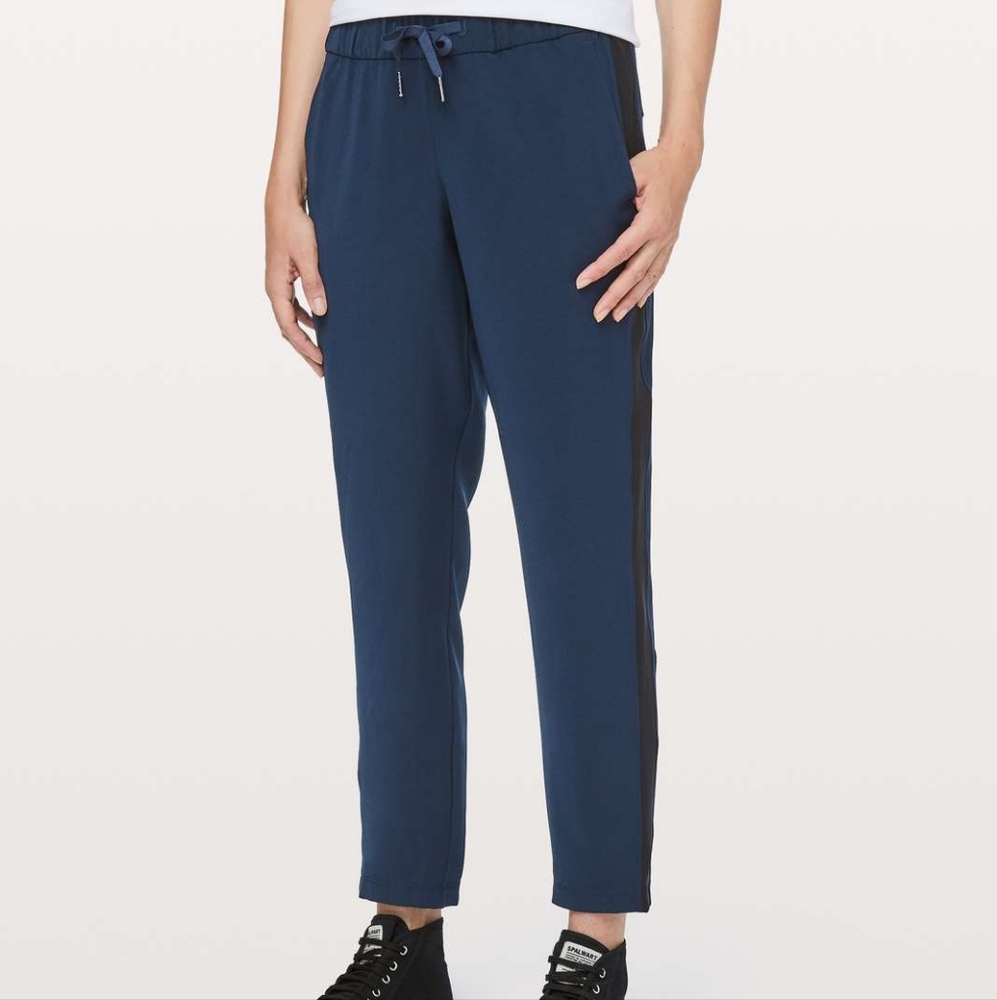 Lululemon On the Fly Pant Woven Track Stripe